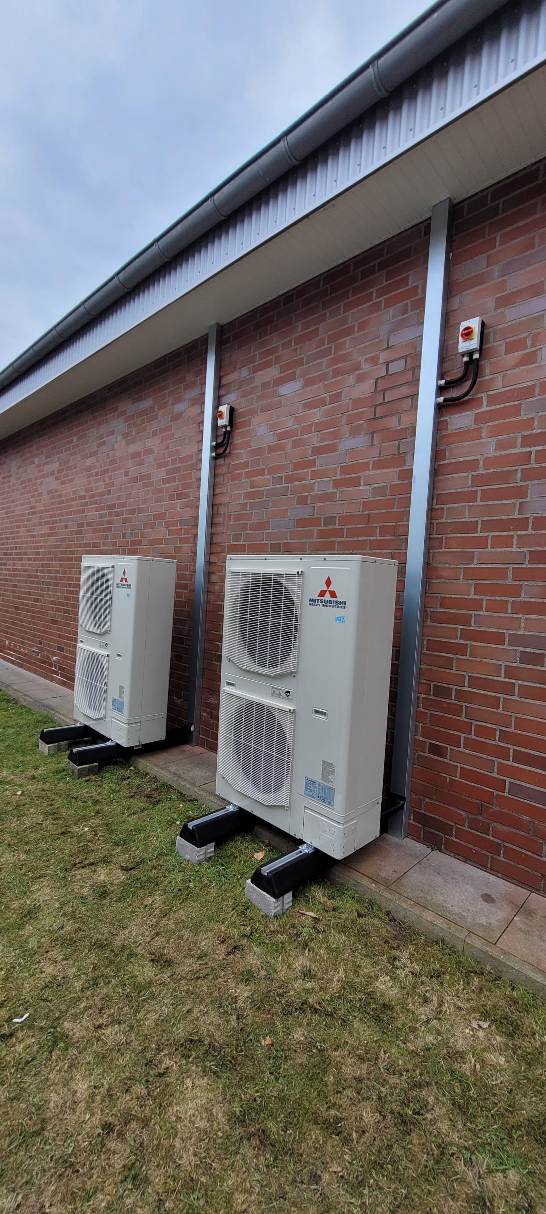 Mitsubishi Außengeräte Installation